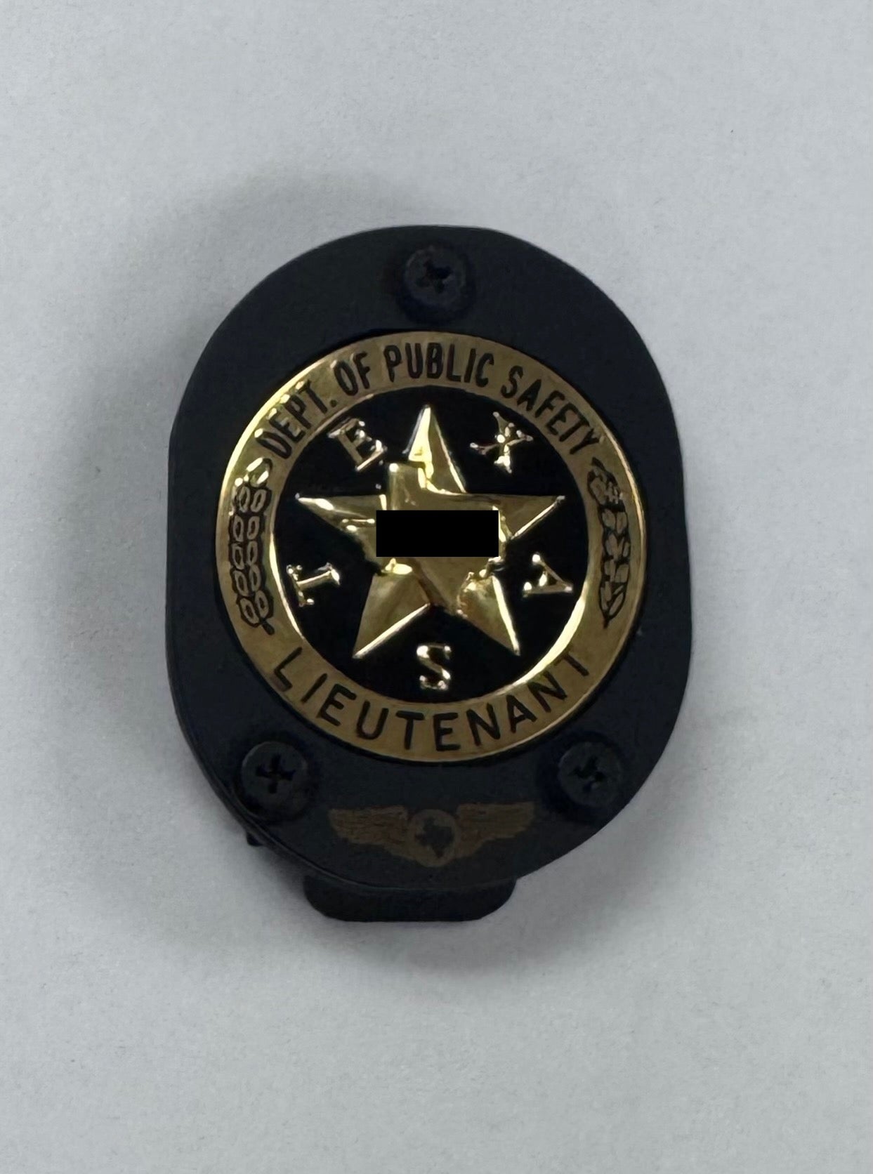 Texas DPS - Badge Holder