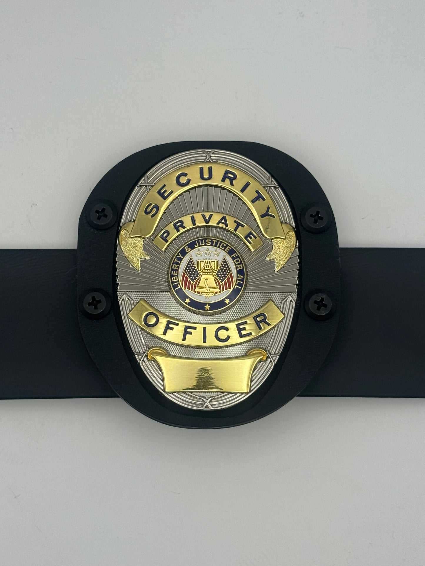 Badge Holder - Oval Shield