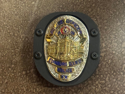 Badge Holder - Oval Shield